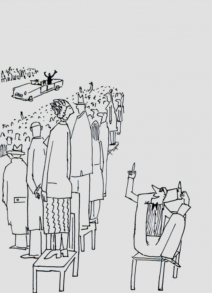 Cartoon: Ein Promi kommt 1