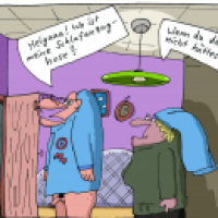 Am späten Abend