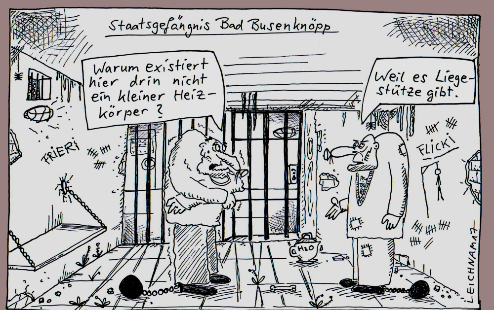 Cartoon: Mal wieder Zelle 1
