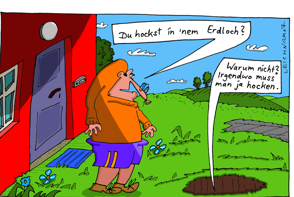 Cartoon: verwundert 1