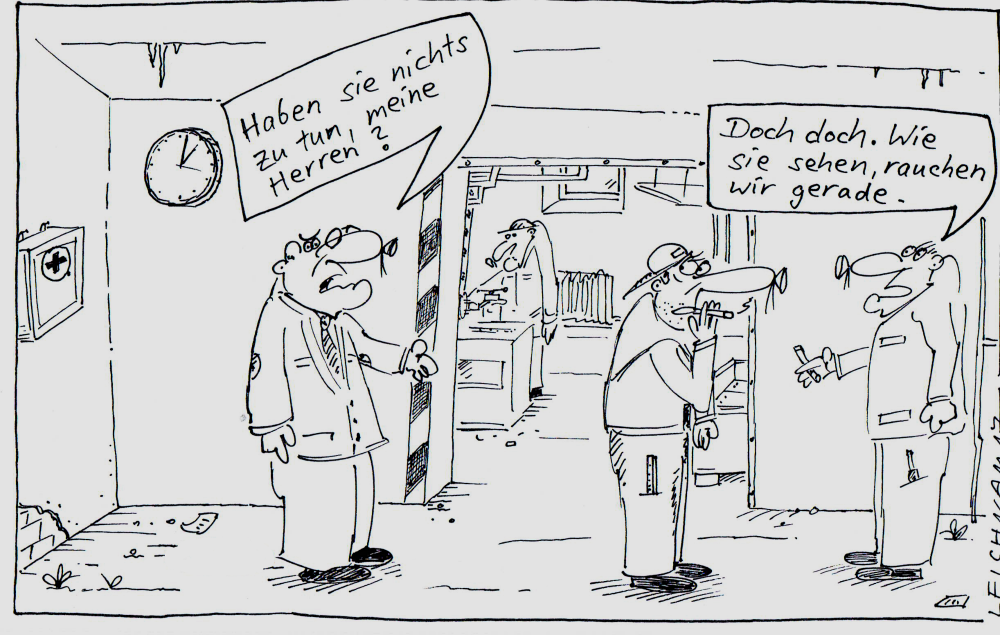 Cartoon: Arbeitswelt 1