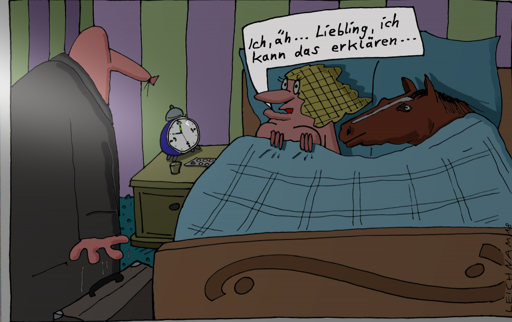 Cartoon: Früher zurück 1