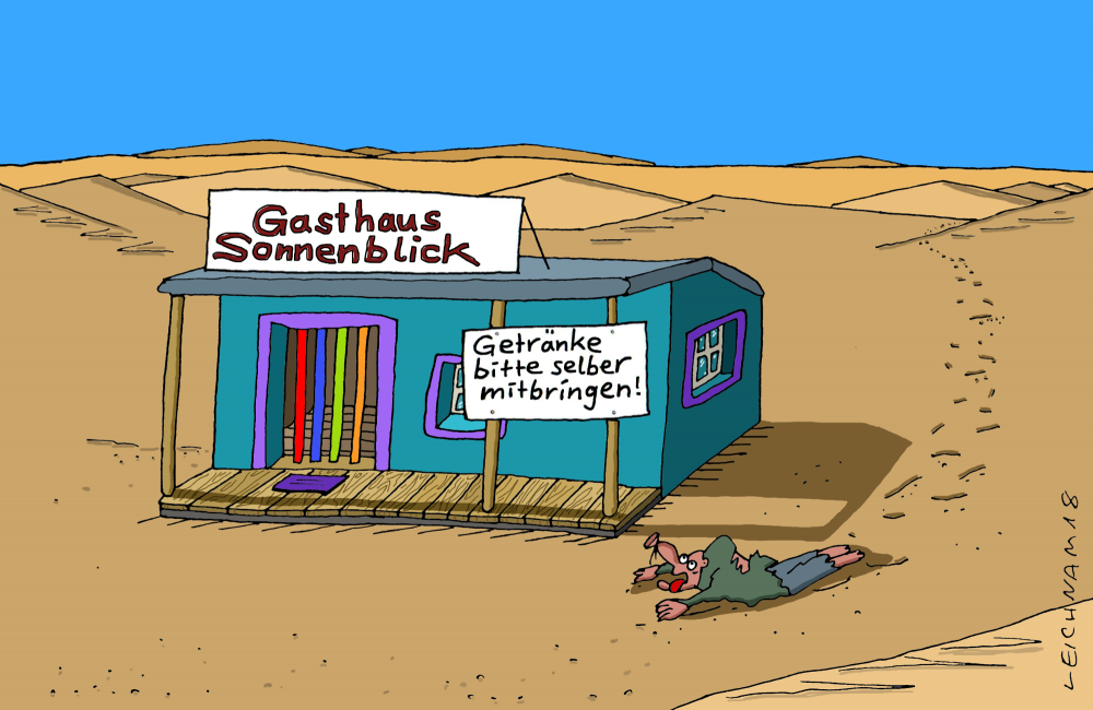 Cartoon: kriechend 1