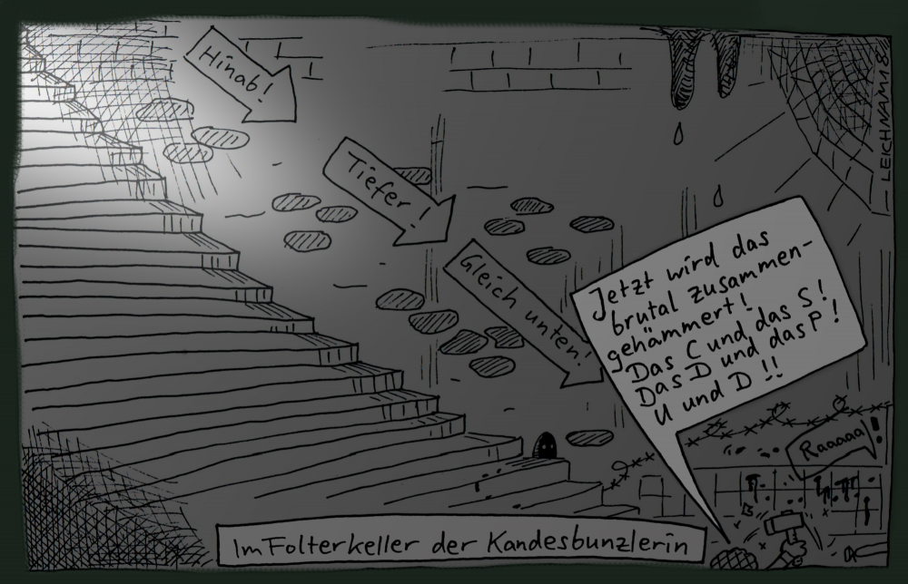 Cartoon: Tief unten 1