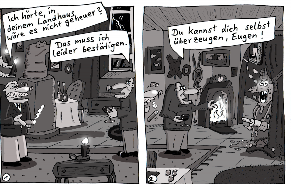 Cartoon: Landhaus 1