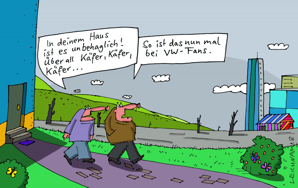 Cartoon: Nichts wie raus! 1