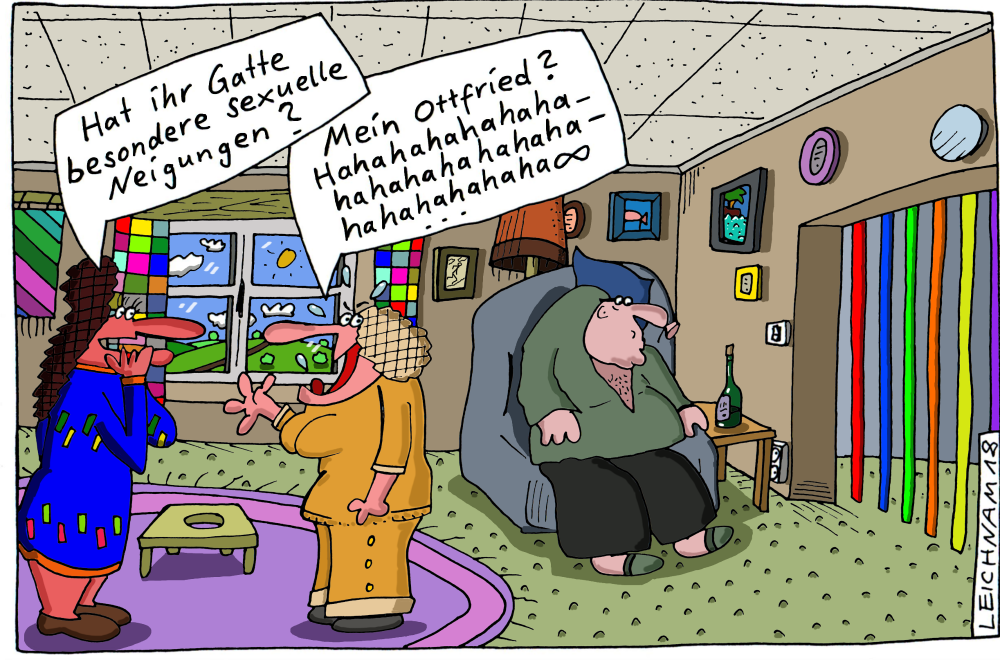 Cartoon: Der Gatte 1