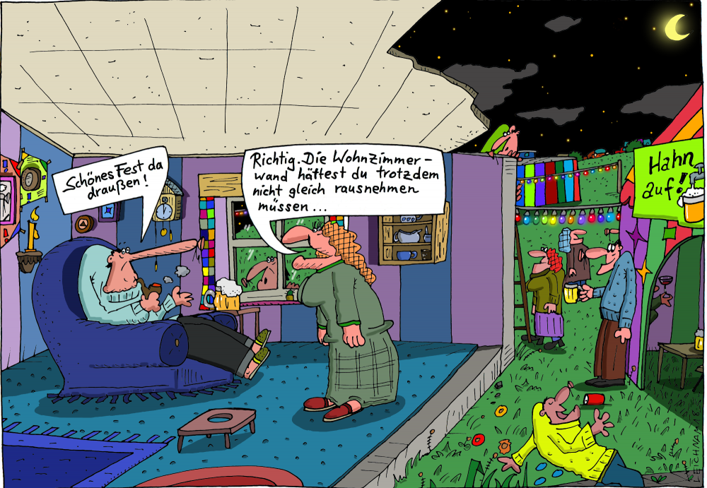 Cartoon: Festlichkeit 1