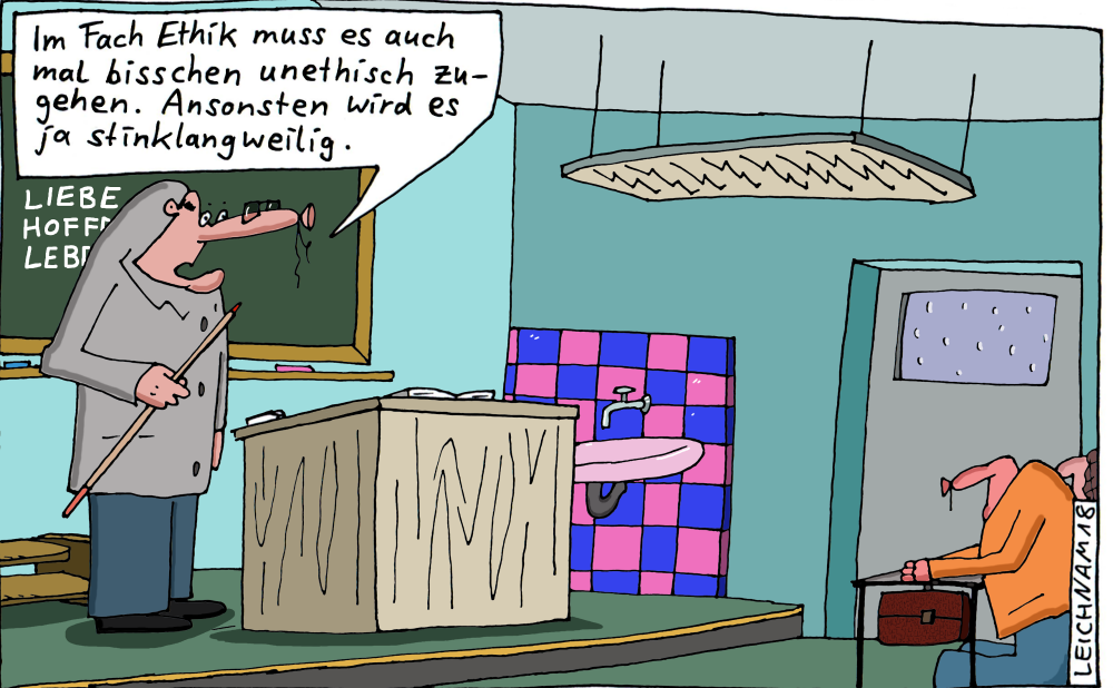 Cartoon: In der Schule 1