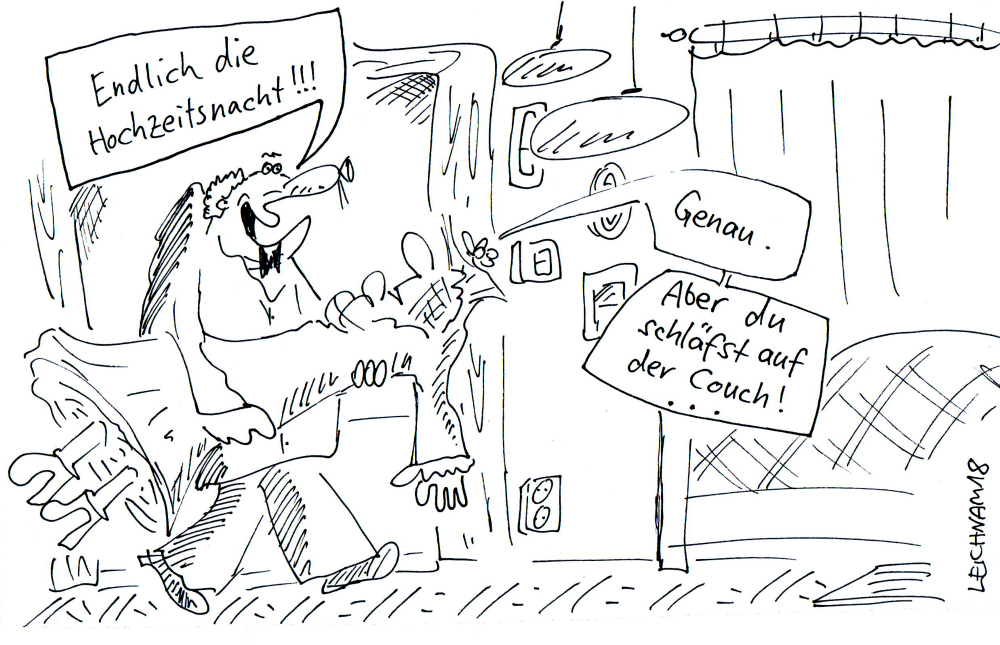 Cartoon: Endlich 1