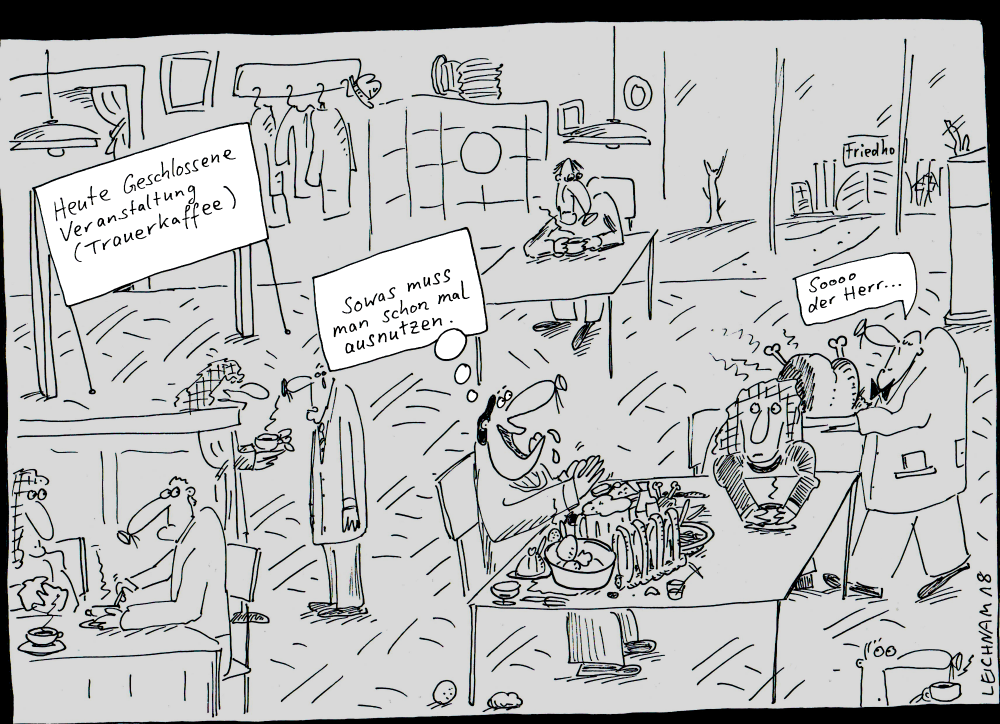 Cartoon: Soooo der Herr ... 1