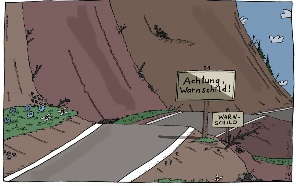 Cartoon: Wenige Worte 1