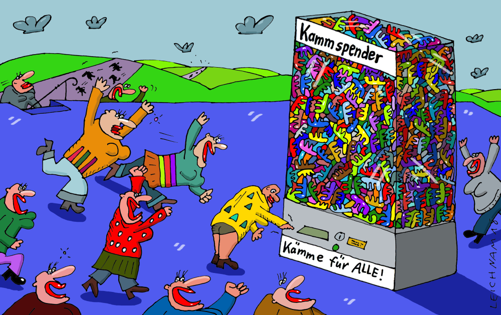 Cartoon: Sofort hin! 1
