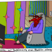 im Sessel