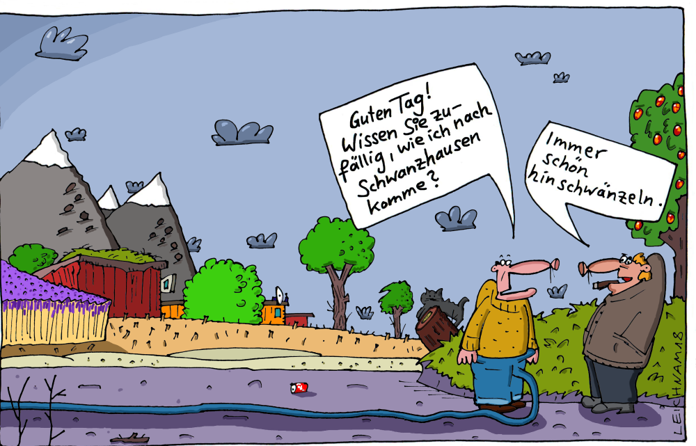 Cartoon: Guten Tag! 1