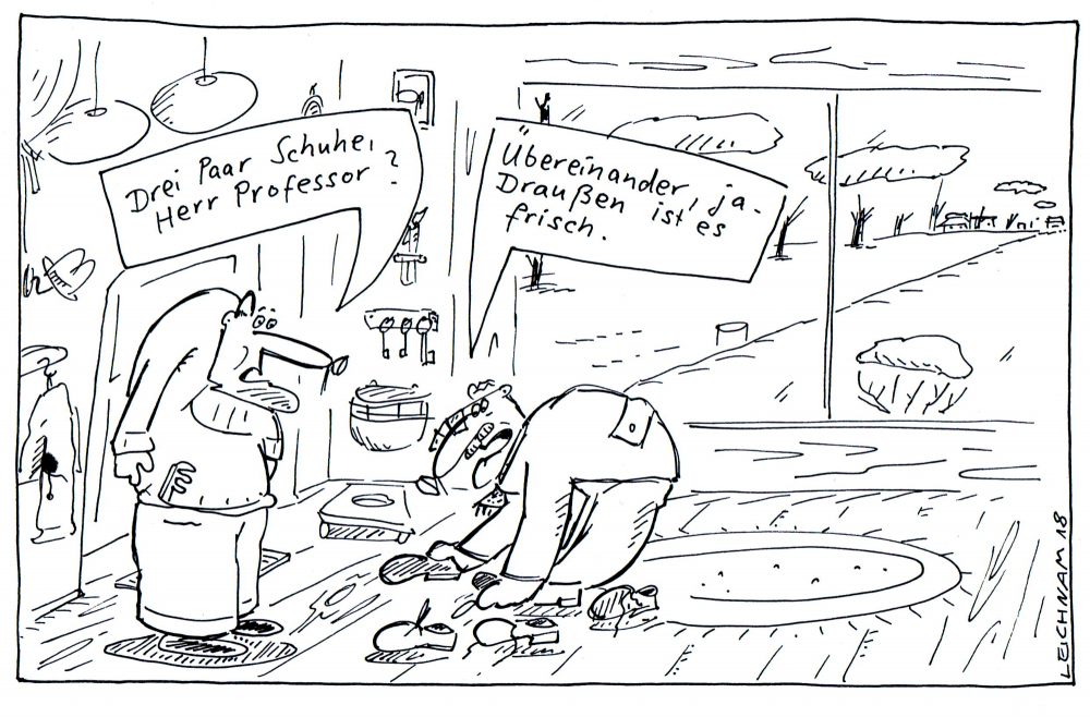 Cartoon: Dreier 1