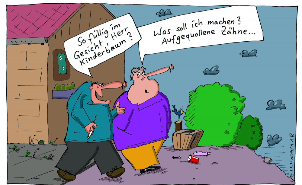 Cartoon: füllig 1