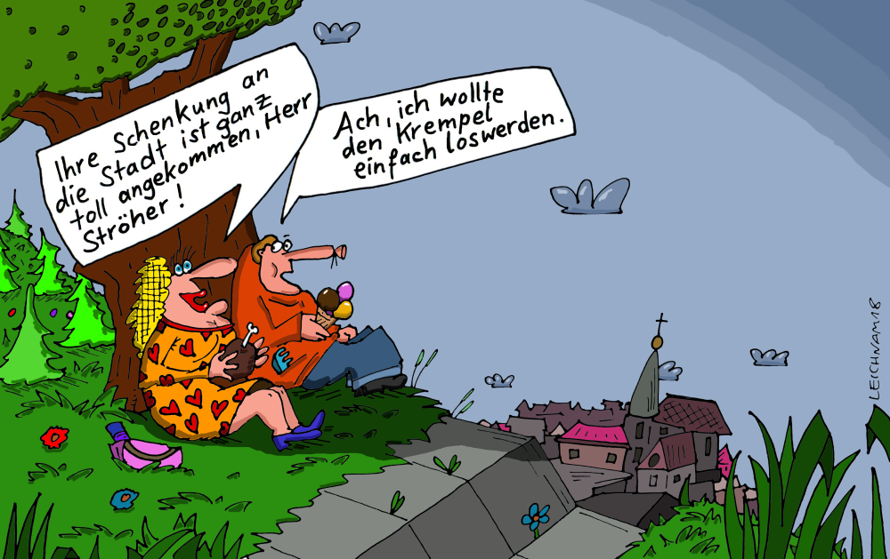 Cartoon: Ach so ... 1