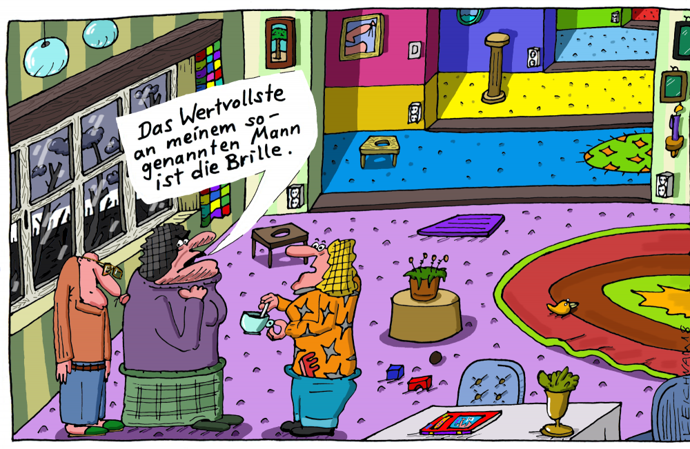 Cartoon: Zwei Damen 1
