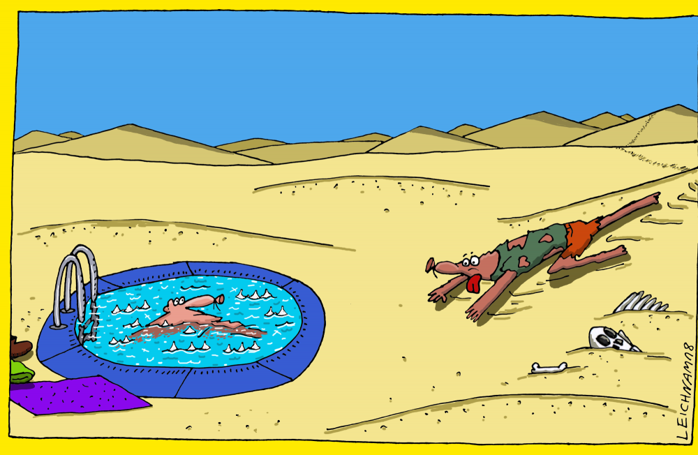 Cartoon: Unter dem Firmament 1