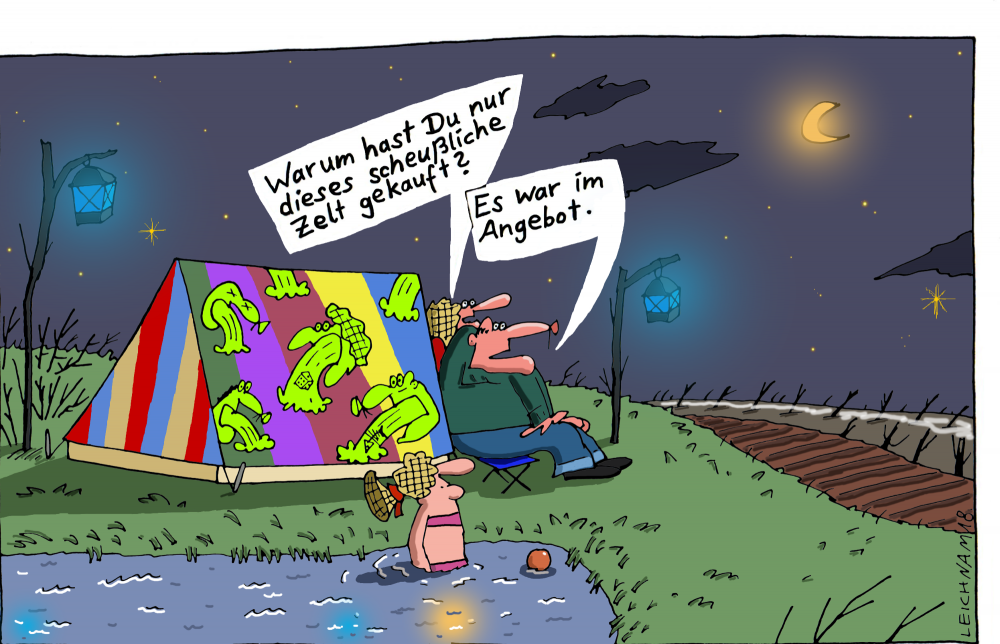 Cartoon: Camping 1