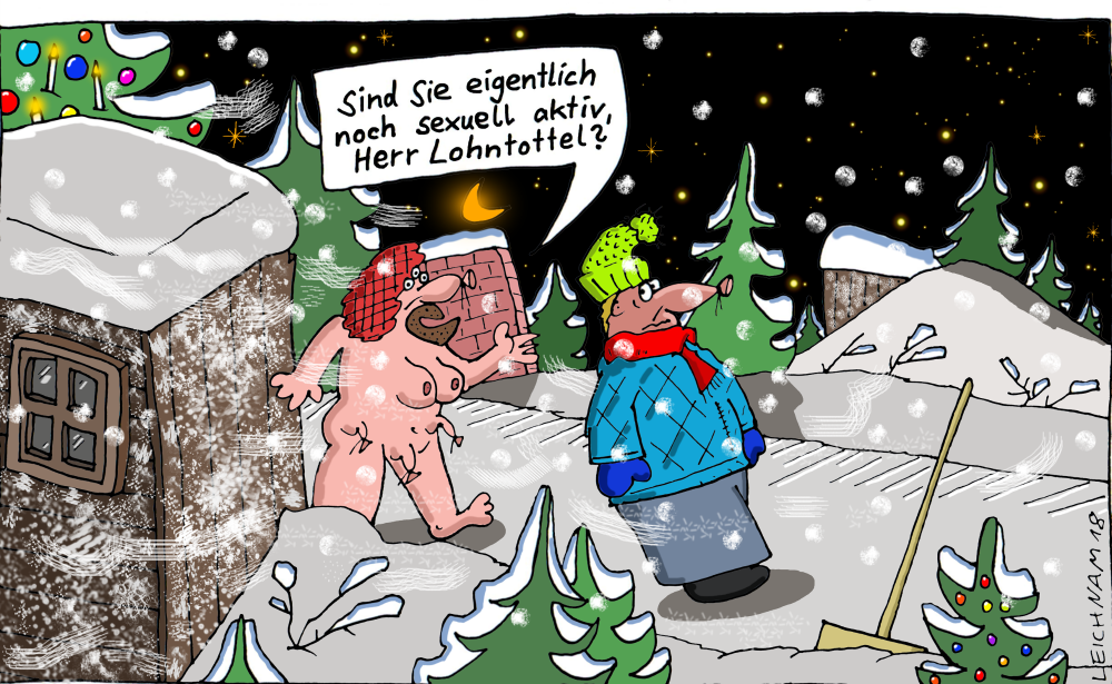 Cartoon: Winternacht 1