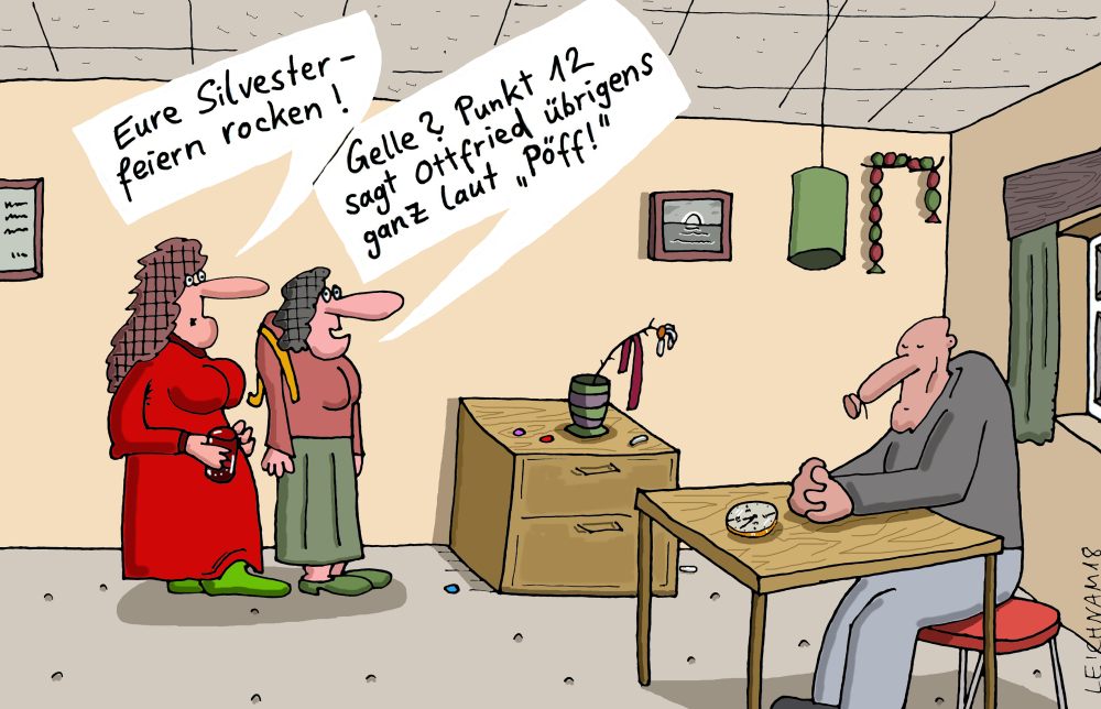 Cartoon: Feier 1
