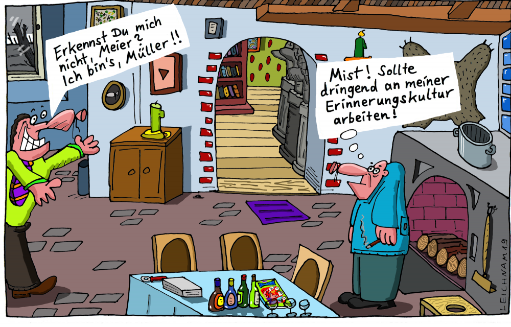 Cartoon: Zwei Herren 1