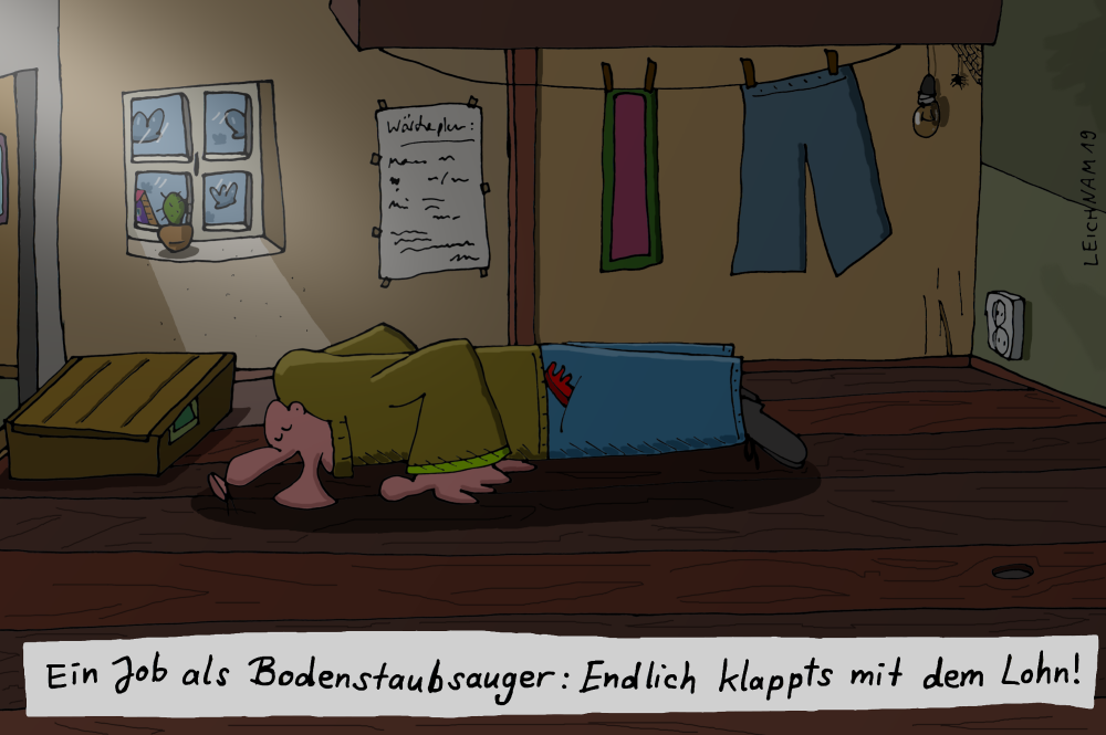 Cartoon: Unter dem Dache 1