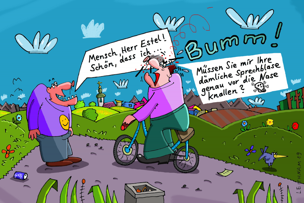 Cartoon: Smilie-Man 1
