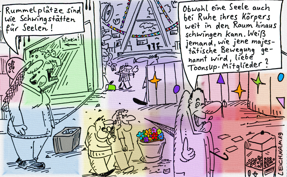 Cartoon: Hinein! 1