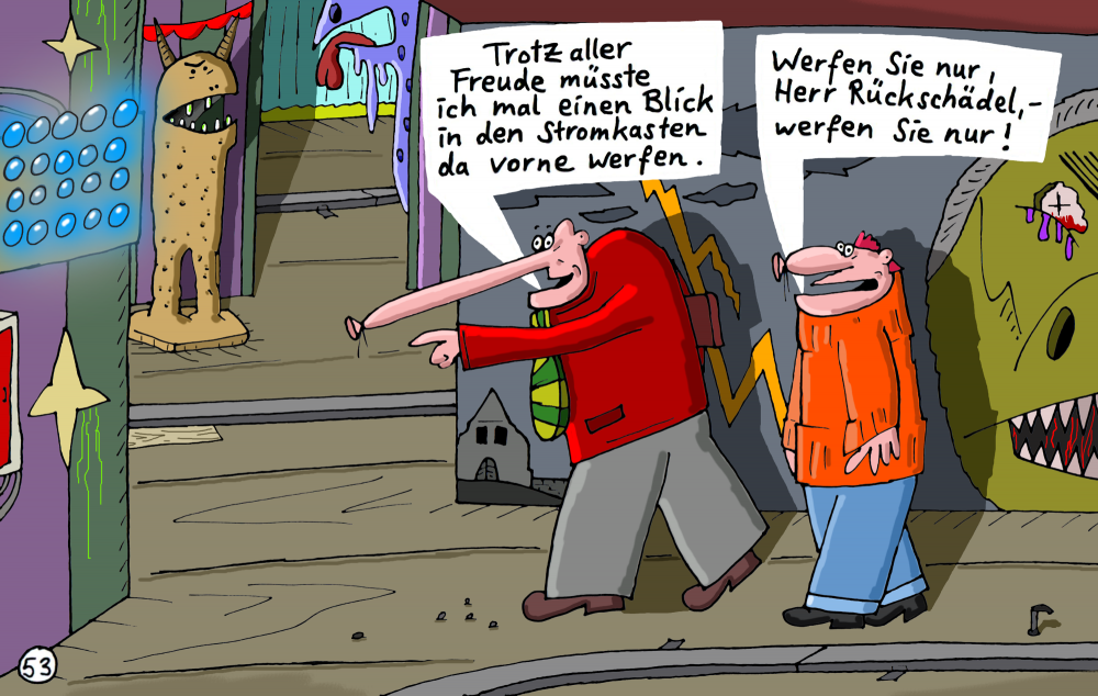 Comic: E. Rückschädel 8 53