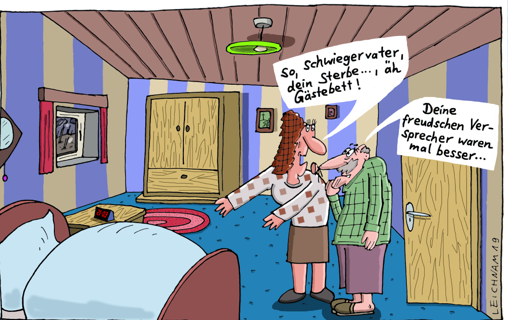 Cartoon: Leicht verärgert 1