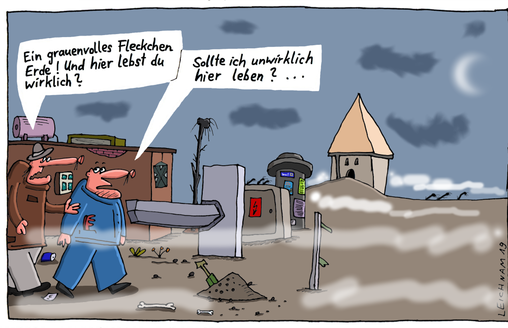 Cartoon: Entsetzen 1