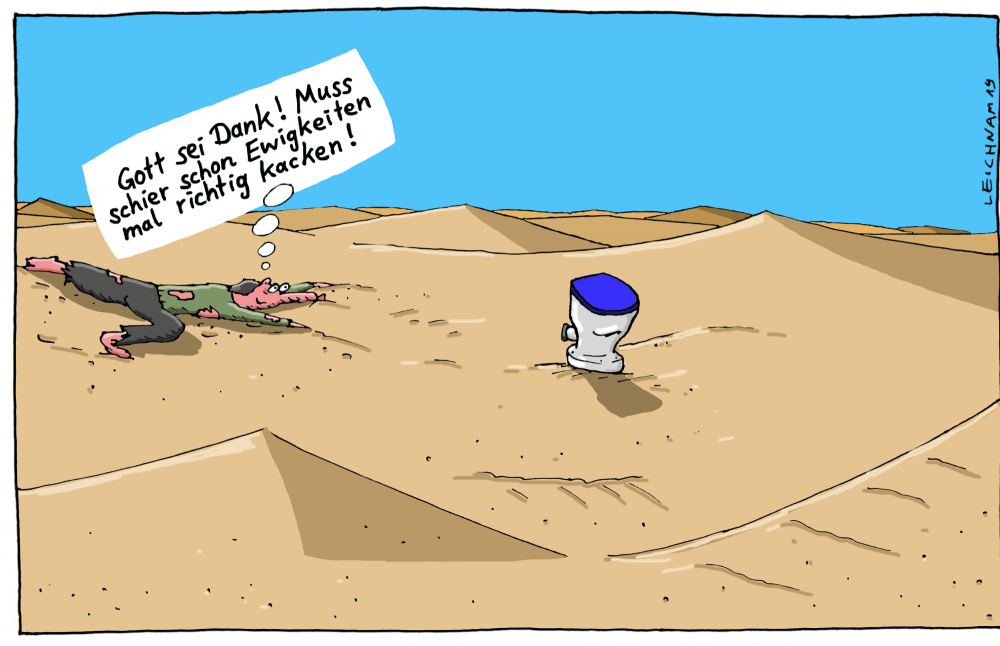 Cartoon: Gott sei Dank! 1