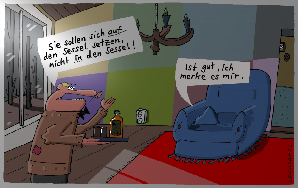 Cartoon: Das Möbelstück 1