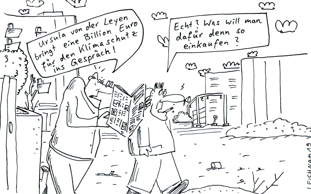 Cartoon: Im Gespräch 1