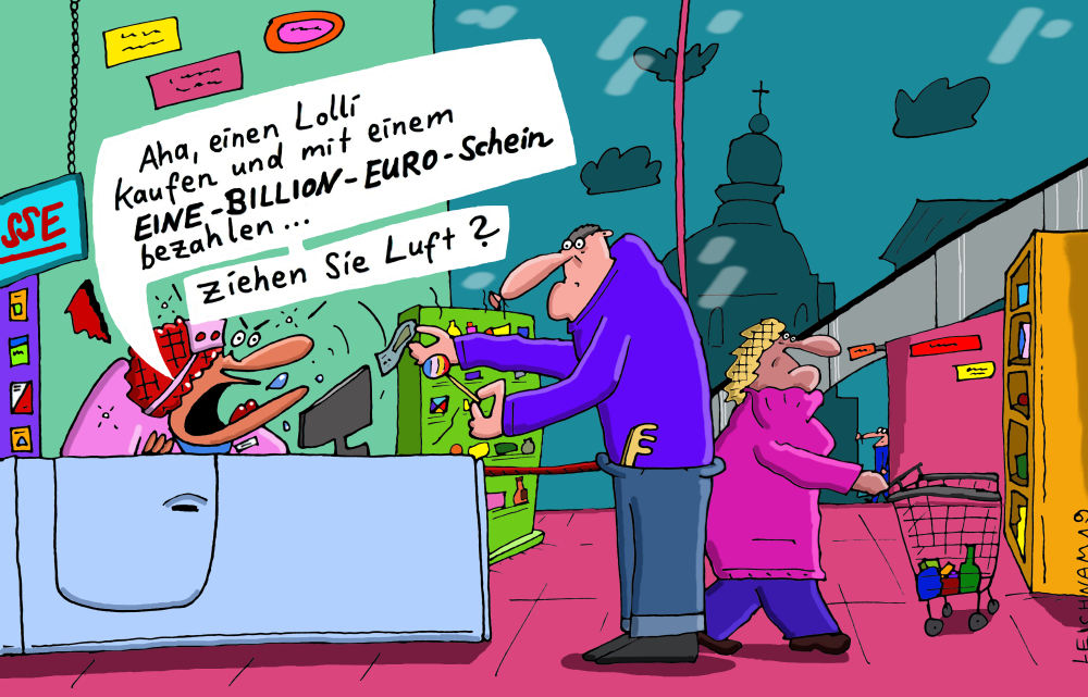 Cartoon: Supermarkt 1