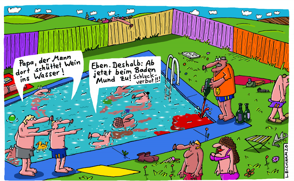 Cartoon: In Rahnsdorf 1