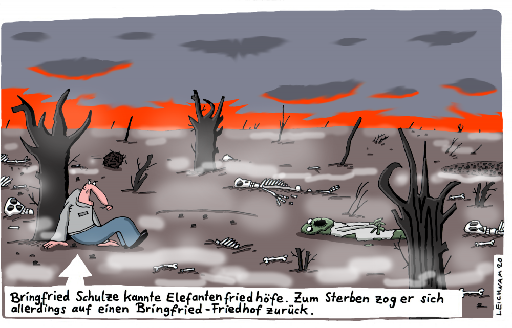 Cartoon: Ruhe 1