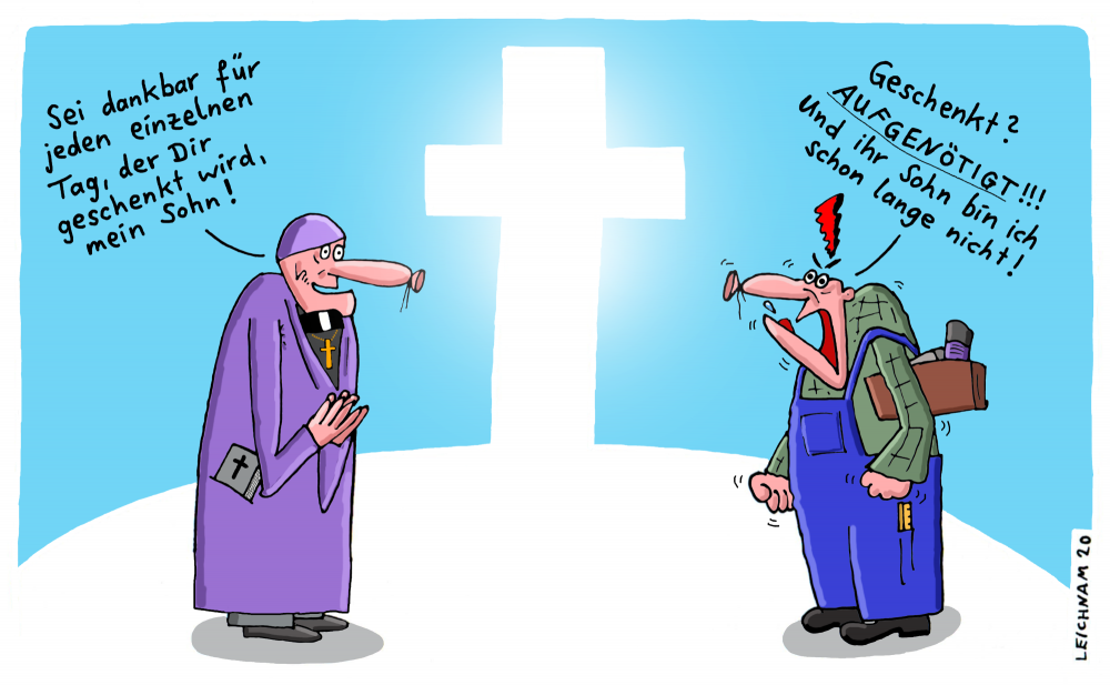 Cartoon: Choleriker 1