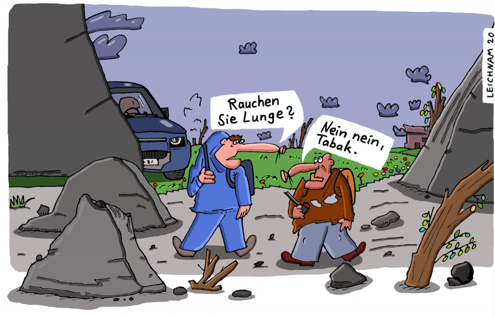 Cartoon: Felslandschaft 1