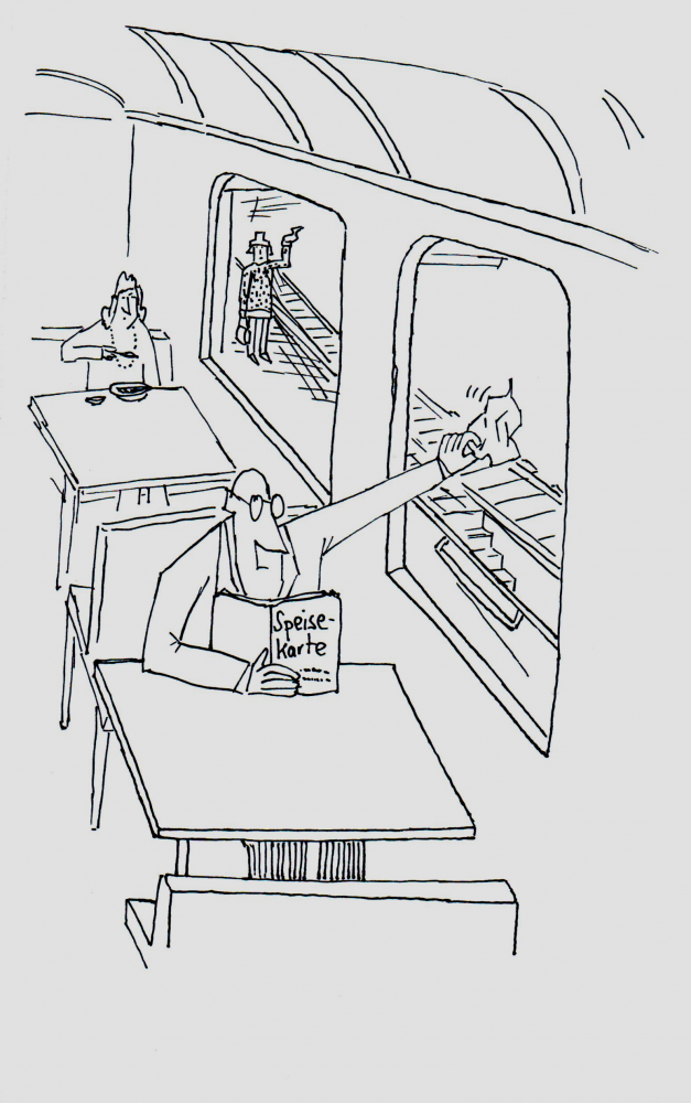 Cartoon: Im Zug 1