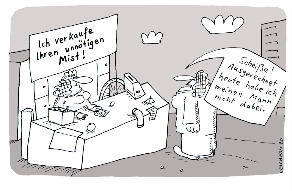 Cartoon: Geschäftsfrau 1