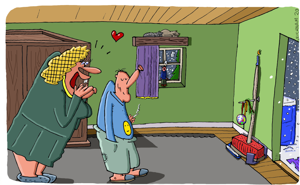 Cartoon: Entzücken 1