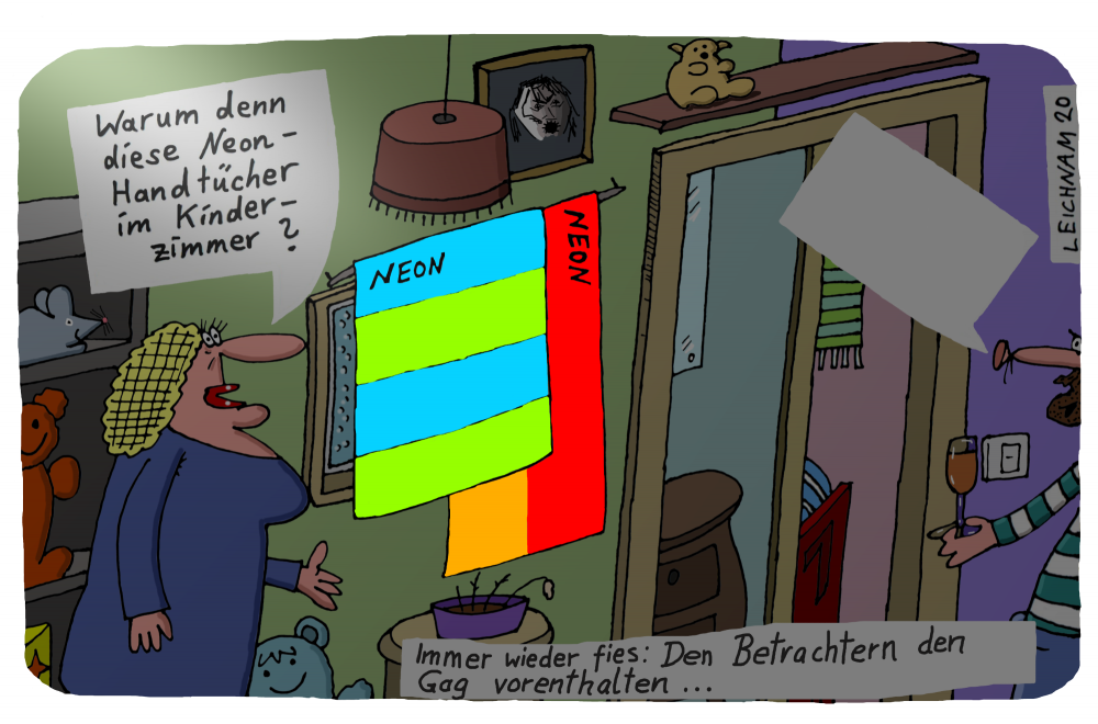 Cartoon: Zimmer 1