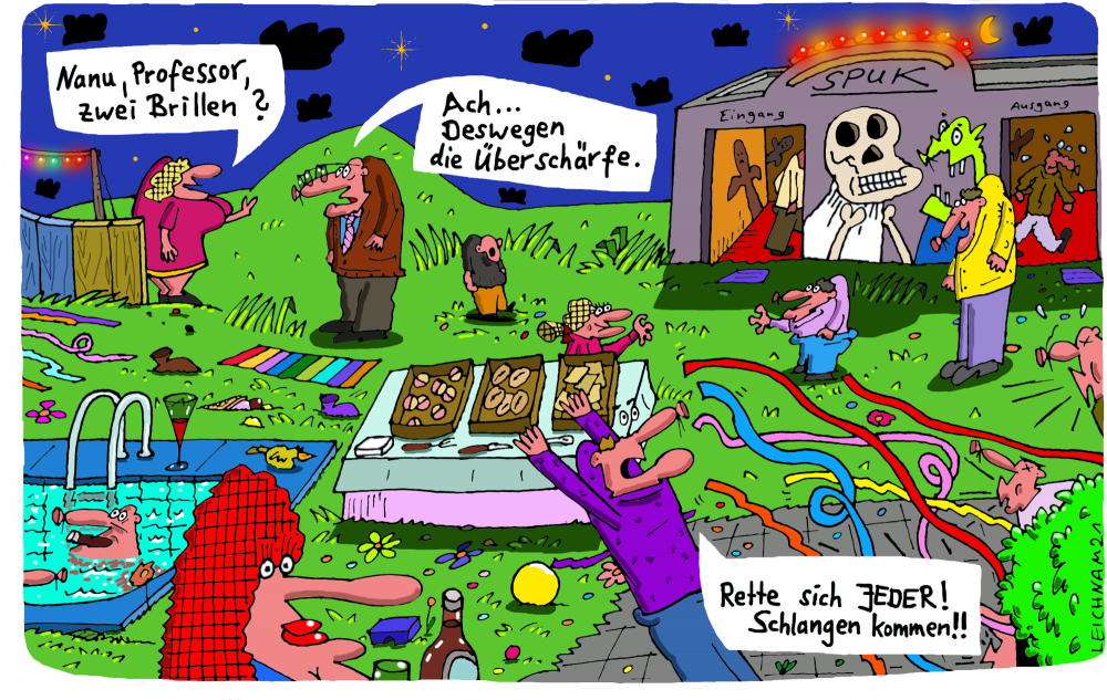Cartoon: Frohnaturen 4 1