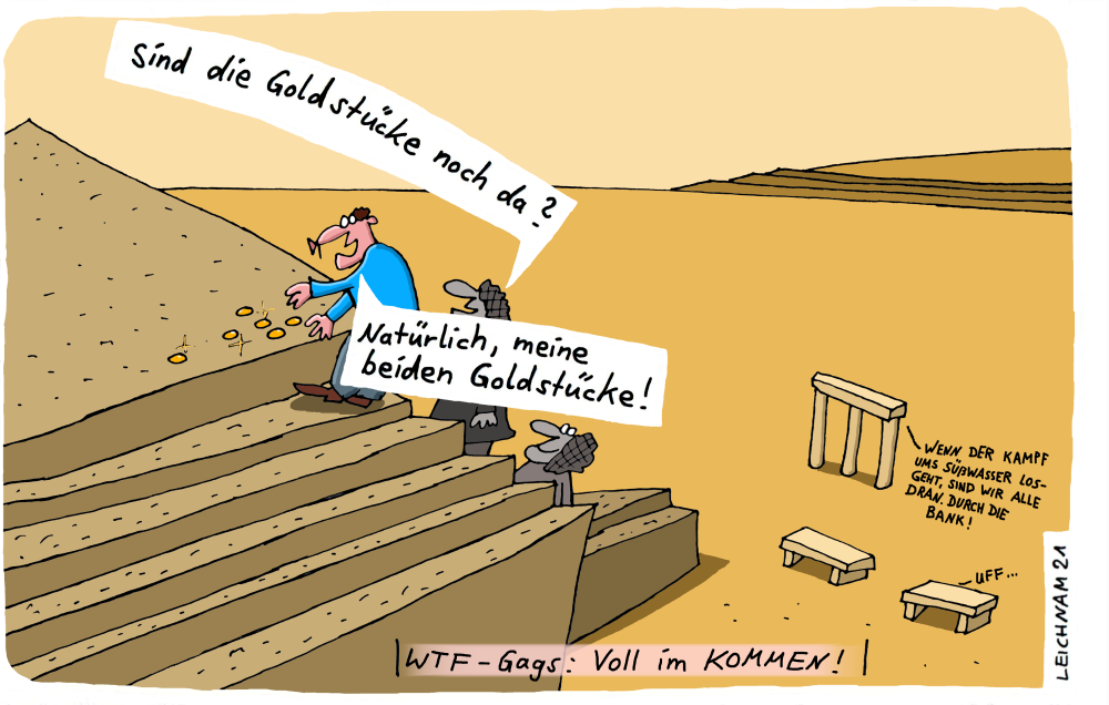 Cartoon: Auf der Stufe 1