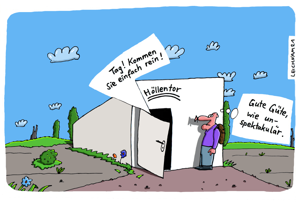 Cartoon: Ankunft 1