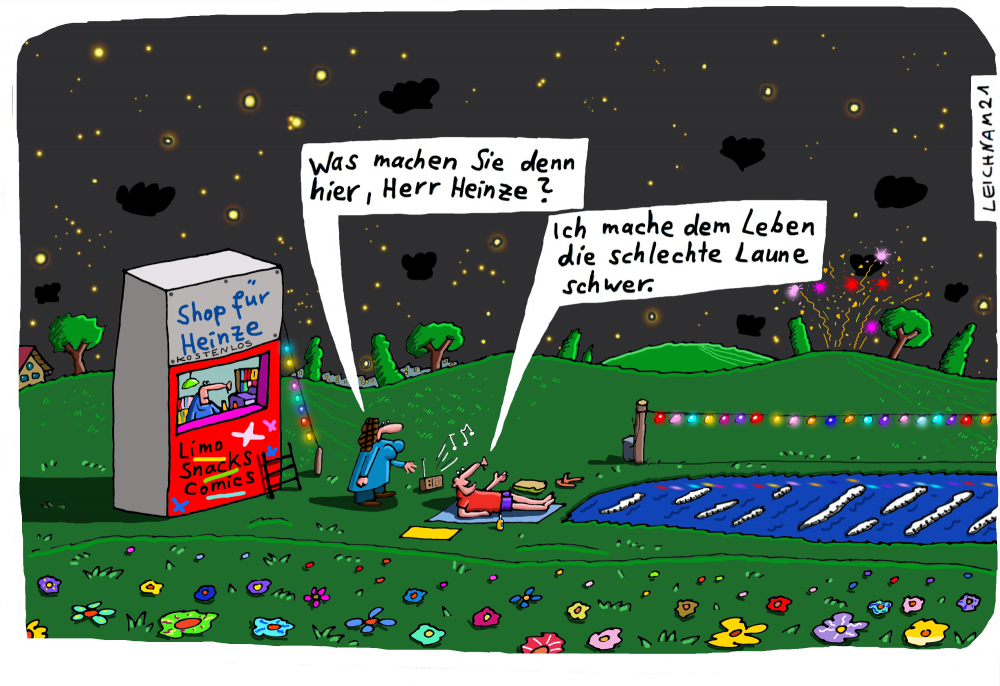 Cartoon: Frohnaturen 6 1
